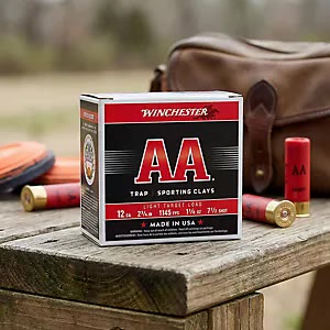 Winchester AA trap and sporting clays shells with orange clays